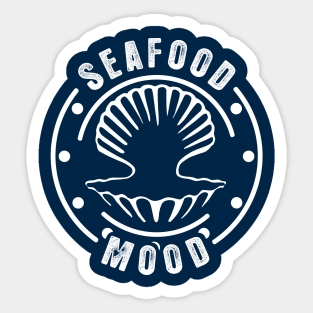 Seafood Mood logo Sticker